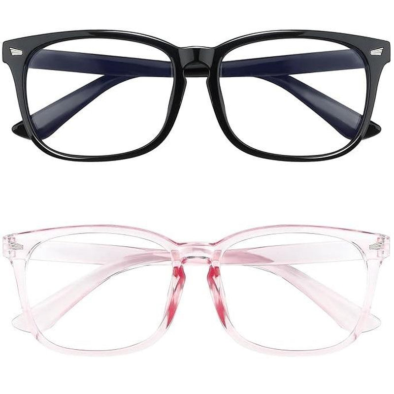 Fashion Computer Gaming Glasses,Square Fashion ,Party,Tv Glasses,Lightweight Frame Eyewear,Men/Women，Clear Gaming Glasses,Daily Use