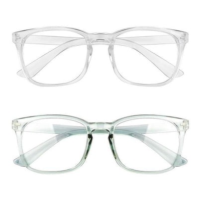 Fashion Computer Gaming Glasses,Square Fashion ,Party,Tv Glasses,Lightweight Frame Eyewear,Men/Women，Clear Gaming Glasses,Daily Use
