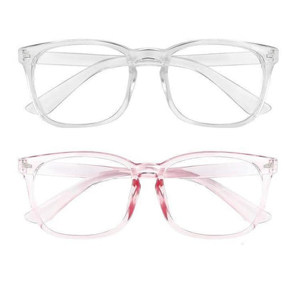 Fashion Computer Gaming Glasses,Square Fashion ,Party,Tv Glasses,Lightweight Frame Eyewear,Men/Women，Clear Gaming Glasses,Daily Use