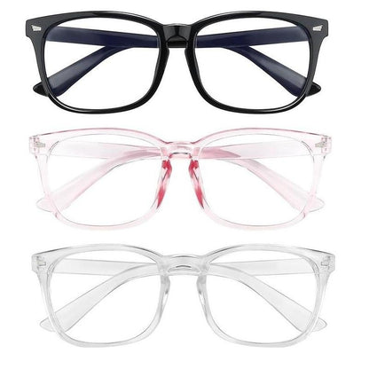 Fashion Computer Gaming Glasses,Square Fashion ,Party,Tv Glasses,Lightweight Frame Eyewear,Men/Women，Clear Gaming Glasses,Daily Use